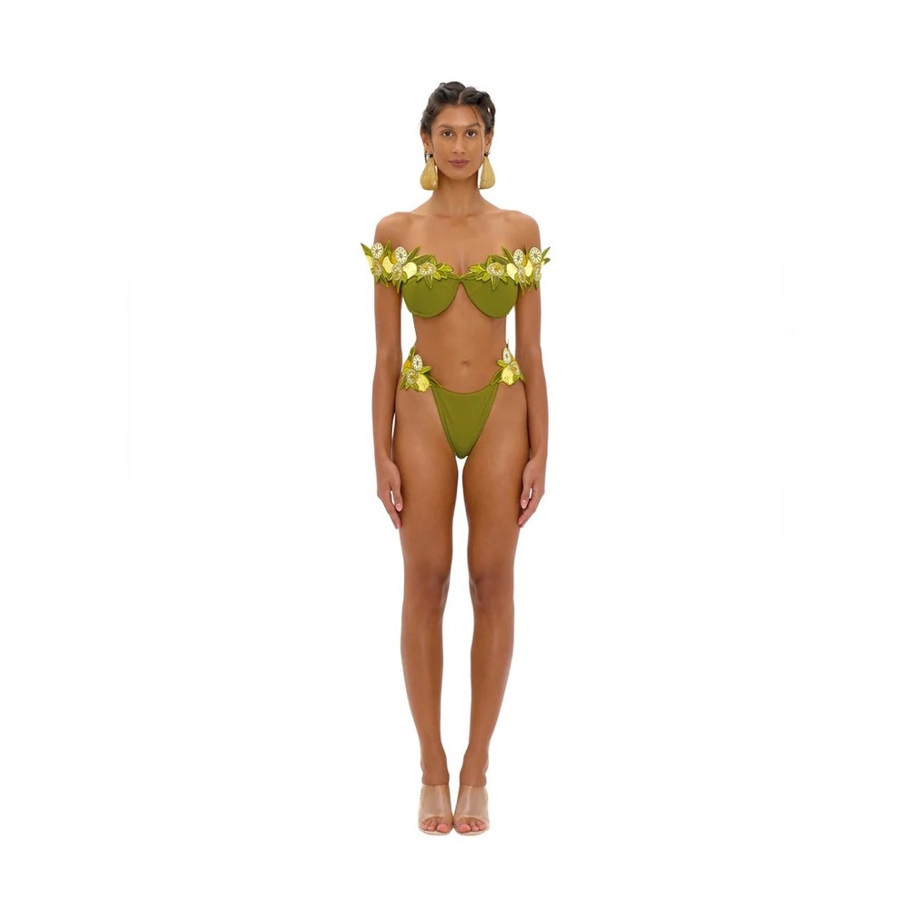Andrea Iyamah Swimsuit with Skirt Wrap